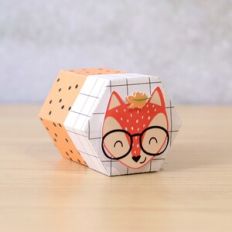 Fox Hexagonal Box Small