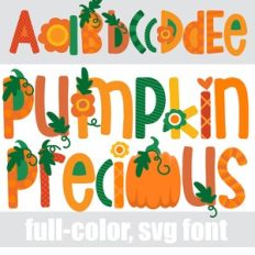 Pumpkin Precious Color Font