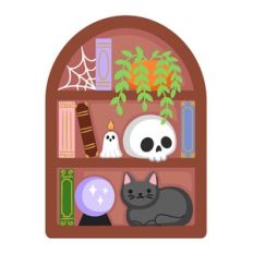 Spooky Bookcase