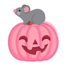 Mouse on Pumpkin