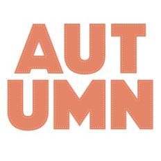 autumn with stitching holes