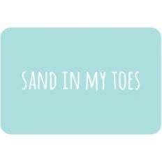sand in my toes 4 x 6 journaling card