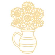 sunflower vase