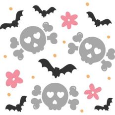 Halloween Skull Pattern