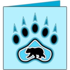 paw bear card