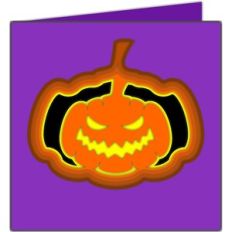 pumpkin halloween card