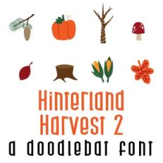 Hinterland Harvest 2 Full Color Doodlebat Font