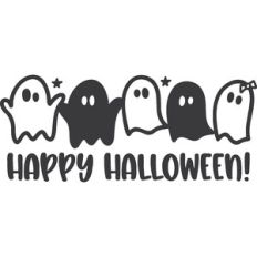 Happy Halloween Ghosts