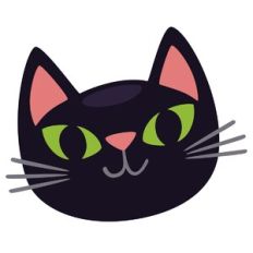 Black Cat Face