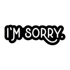 I'm sorry