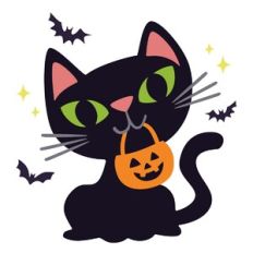 Cat with Jack o Lantern