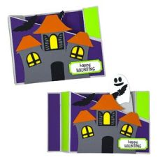 Haunted House Wiper Card