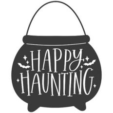 Happy Haunting Cauldron