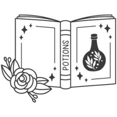 Floral Potions Book