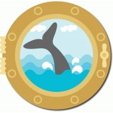 porthole, whale tail