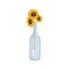 Sunflower Vase