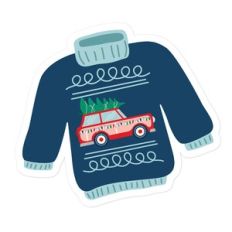 Christmas Car Sweater
