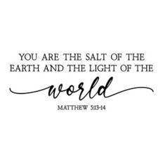 you are the salt of the earth - scripture quote