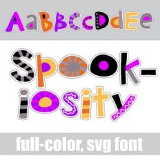 Spookiosity Color Font