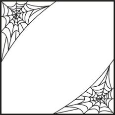 Spider Web Corner Frame