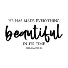 he has made everything beautiful | scripture quote
