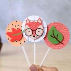 Fox Cupcake Topper