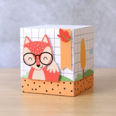 Fox Large Cube Box