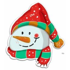 Snowman Sticker