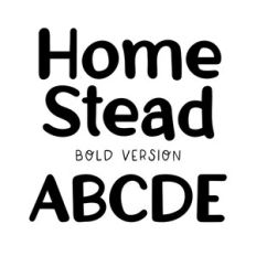 BFC Homestead Bold Version Farmhouse Sans Handwriting Font