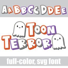 Toon Terror Color Font