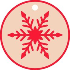 Snowflake Gift Tag