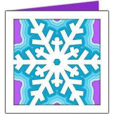 snowflake card