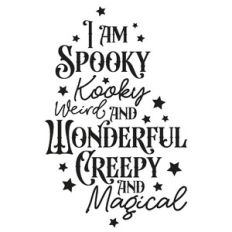 I'm Spooky Affirmations Wall Art Quote