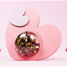Heart candy dome