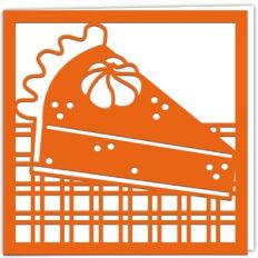 Pumpkin Pie Thanksgiving Card