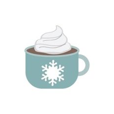 Hot Cocoa In Snowflake Mug