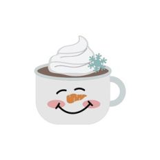 Hot Cocoa In Snowman Mug