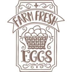 farm fresh eggs sign