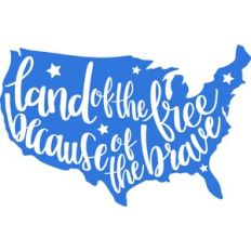 land of the free because of the brave