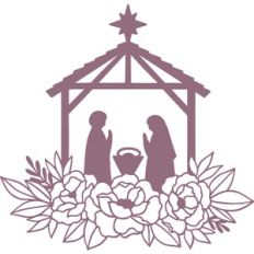 floral nativity