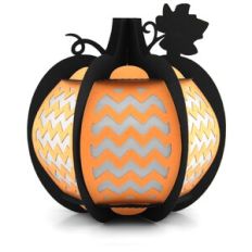 3D Pumpkin Chevron