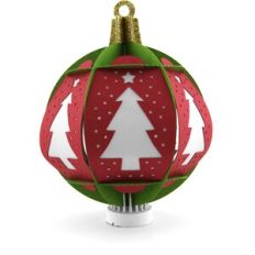 3D Christmas Ornament Tree