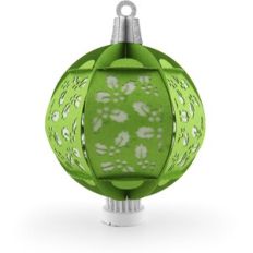 3D Christmas Ornament Holly
