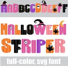 Weenie Striper Color Font