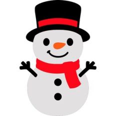 Snowman for Cardstock