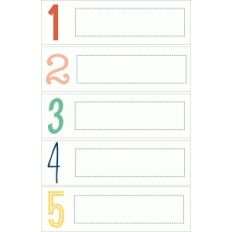 echo park number labels