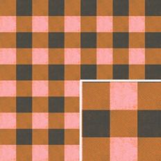 Pink and Orange Plaid Pattern