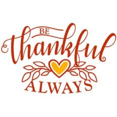 be thankful always