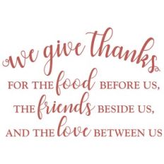 we give thanks phrase