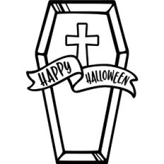 Happy Halloween Coffin